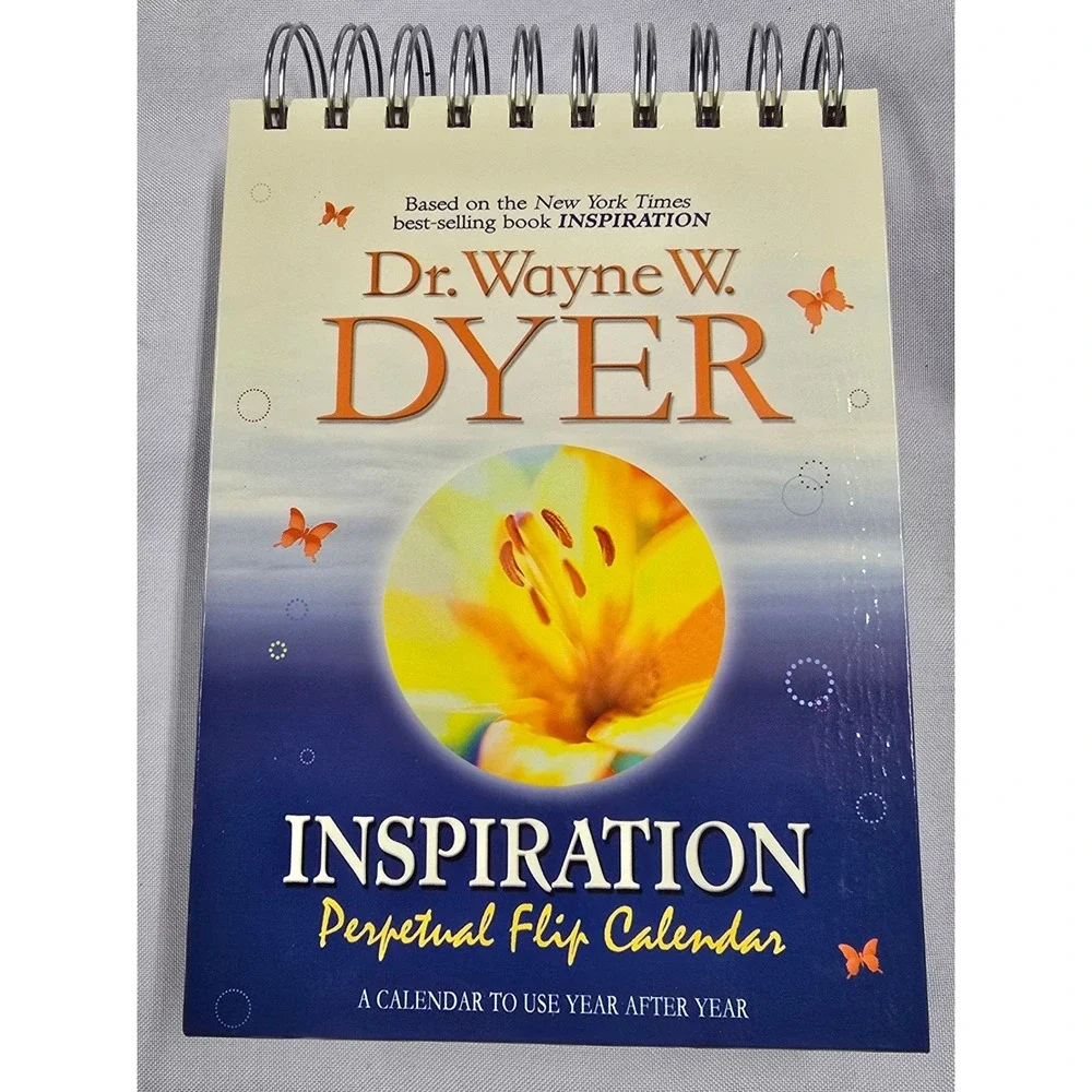 Inspiration Perpetual Flip Calendar by Dr. Wayne W. Dyer - Spiritual Affirmation